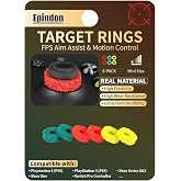 Epindon Target Rings | FPS Aim Assist Precision Motion Control | Compatible with PS5,PS4, Xbox Series X/S, Xbox One, Switch Pro Controllers, PC Gamepads Mini Size/Mixed Strength 6-Pack