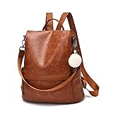 CHERUTY Women Backpack Purse PU Leather Anti-theft
