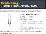 Yale PKM3550-NP KM Superior 1 Star Euro Cylinder Lock 35/50 Nickel view 6