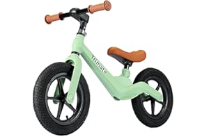 Trimate ToddlerPro Balance Bike for 3-5 Year Olds - Adjustable No Pedal Sport with 12" Inflated Tires - Perfect for Boys & Girls - Develops Balance & Coordination Skills
