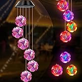 Hanging Solar Lights, Outdoor Color Change Wind Chime Light Decoration, Father/mom/Woman/Grandmother/Daughter/Aunt/Friend/Wife and Sisters, Gardening Gift, Birthday Gift, Garden/Patio Decoration.