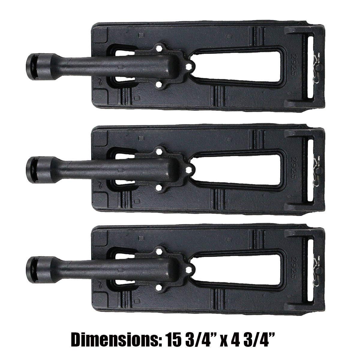 Hongso Members Mark Grill Replacement Parts Cast Iron Burner 16“ Long?CBI251 3-Pack