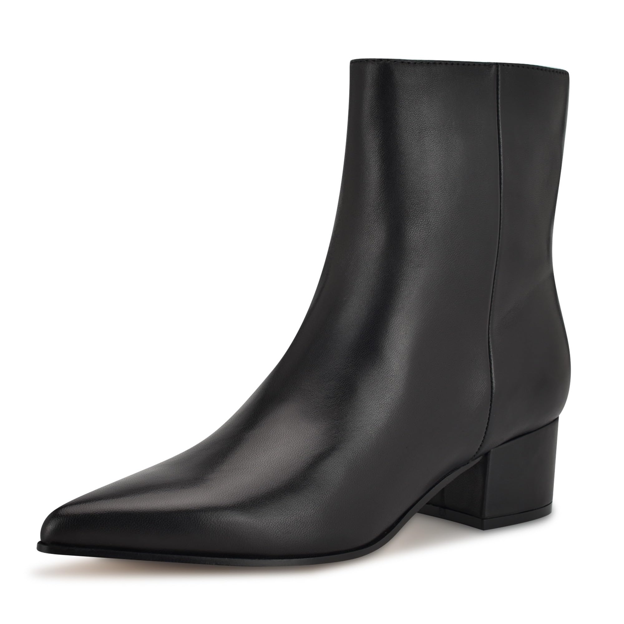 Nine West Women’s Maribu Bootie, Black Leather 002, 7