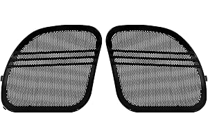 HDBUBALUS Motorcycle Tri-Line Speaker Grills Front Fairing Speaker Cover Fit for Harley Road Glide FLTRX FLTRK FLTRXS FLTRUSE