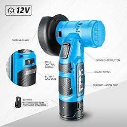 DNA MOTORING TOOLS-00171 12V Cordless Angle Grinder