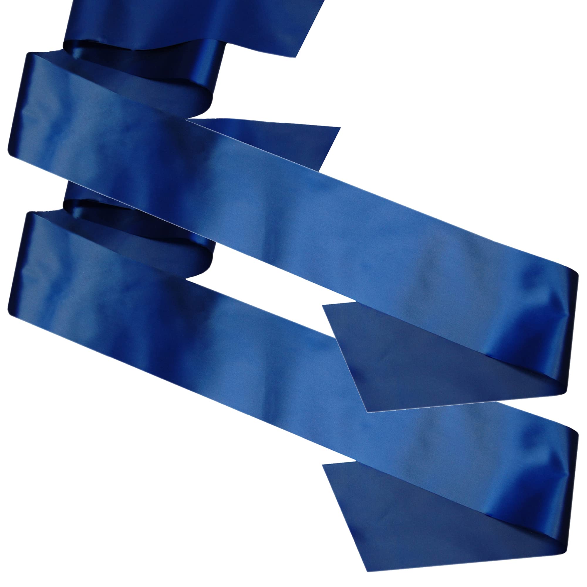 My Pretty Little Gifts Plain Sashes Pack of 2 - Blank Satin Sash - Many Colours - Create and Make your own - DIY Unprinted - Birthday Party Pageant Wedding Hen Party Festival (Royal Blue)