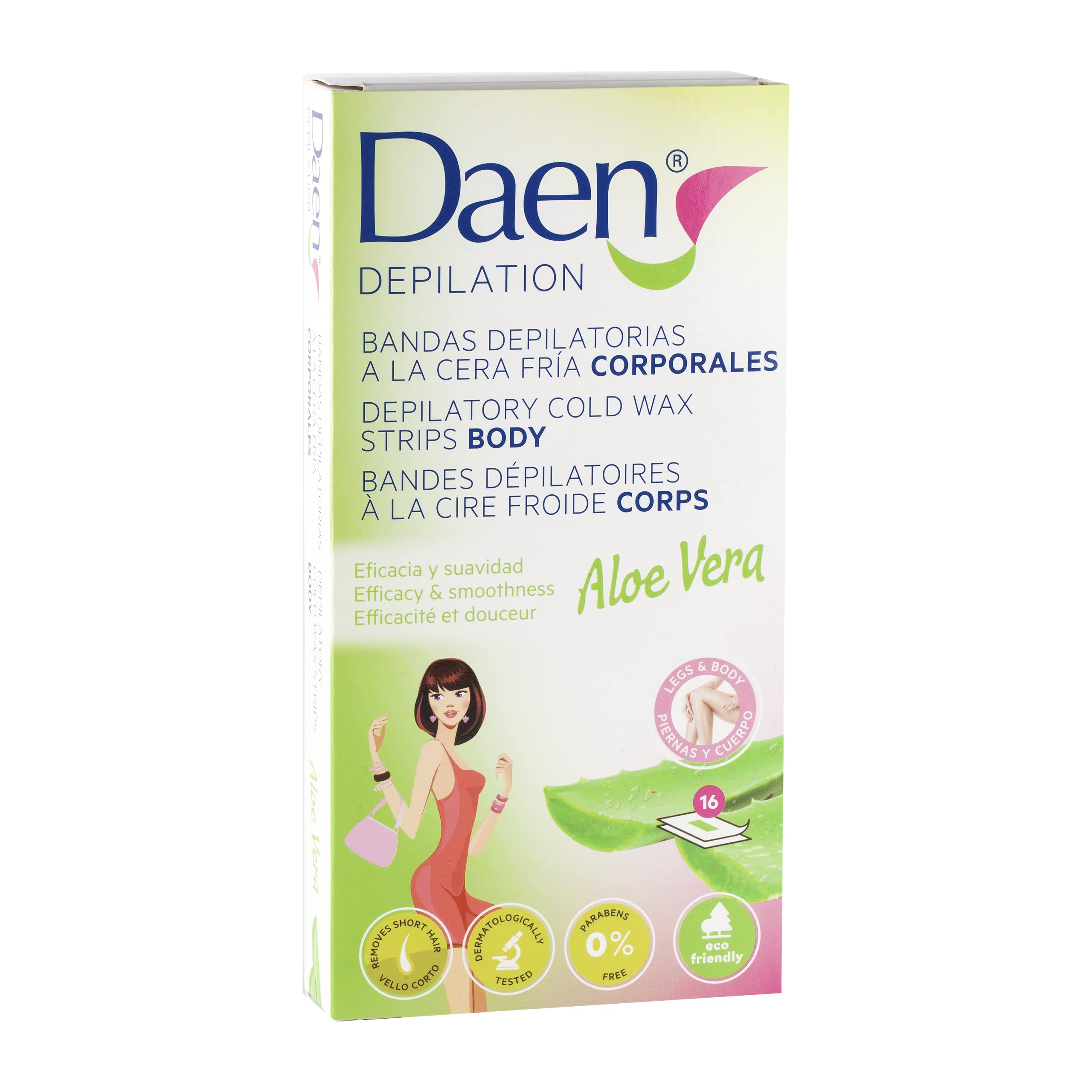 Daen Aloe Vera Body Wax Strips