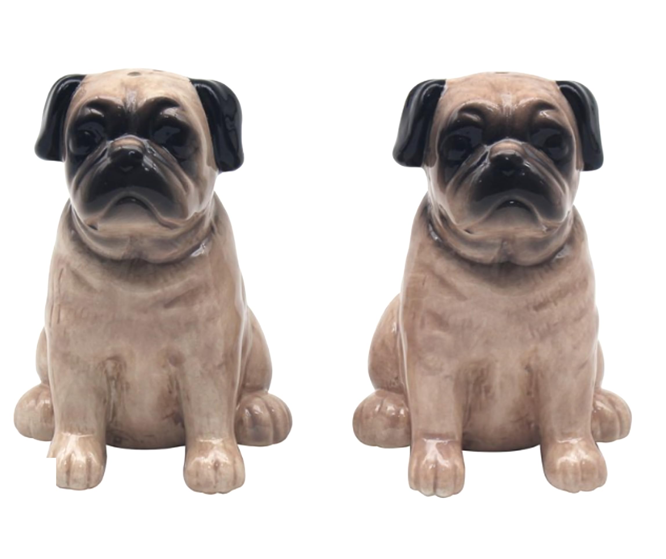 Lesser & Pavey British Designed Salt and Pepper Sets | Salt and Pepper Shaker for All Type of Kitchens | Salt Shaker & Pepper Shaker Perfect for Home or Businesses - Pug