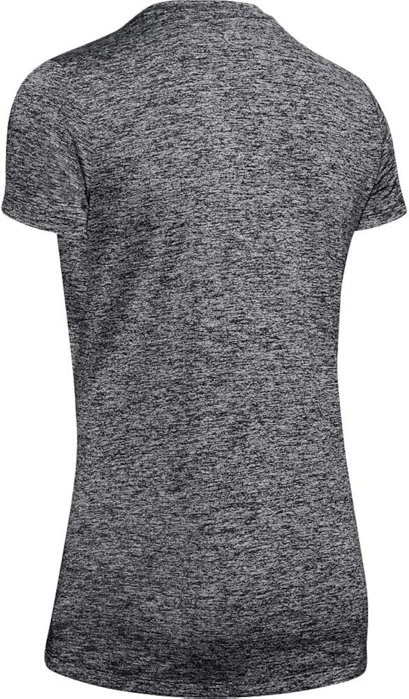 Under Armour Womens Tech V-Neck Twist Short-Sleeve T-Shirt : Clothing