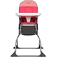 Cosco Simple Fold High Chair, Colorblock Coral