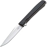 BOKER PLUS&reg; Urban Trapper G10 &ndash; Slim Flipper One-Hand Pocket Knife with Ball-Bearing VG-10 Blade &ndash; Elegant EDC Folder with Black G10 Handle &ndash; Premium Framelock Folding Knife &ndash; Nylon Sheath &amp; Gift Box