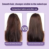 Lonnalee Rechargeable Mini Cordless Hair Straightener Brush 2-in-1 Negative Ion view 2