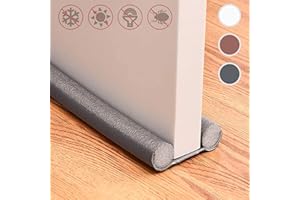 Draft Door Stopper 37 Inches,Twin Door Draft Stopper,Energy Saving Under Door Draft Stopper Door Weather Stripping Noise Bloc