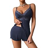 Avidlove Womens Sleepwear Lace Pajamas Cami PJS Set Pajama Set for Women