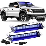 XRIDONSEN Blue Emergency Dash Lights 144 LED