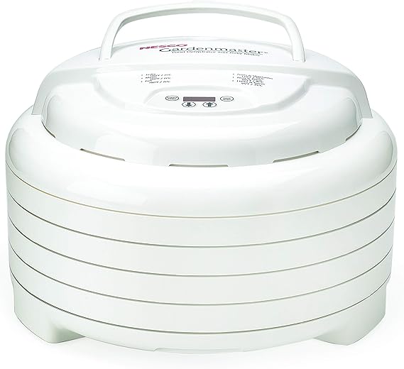 Nesco FD1040 1000Watt Gardenmaster Food Dehydrator, White Amazon.ca