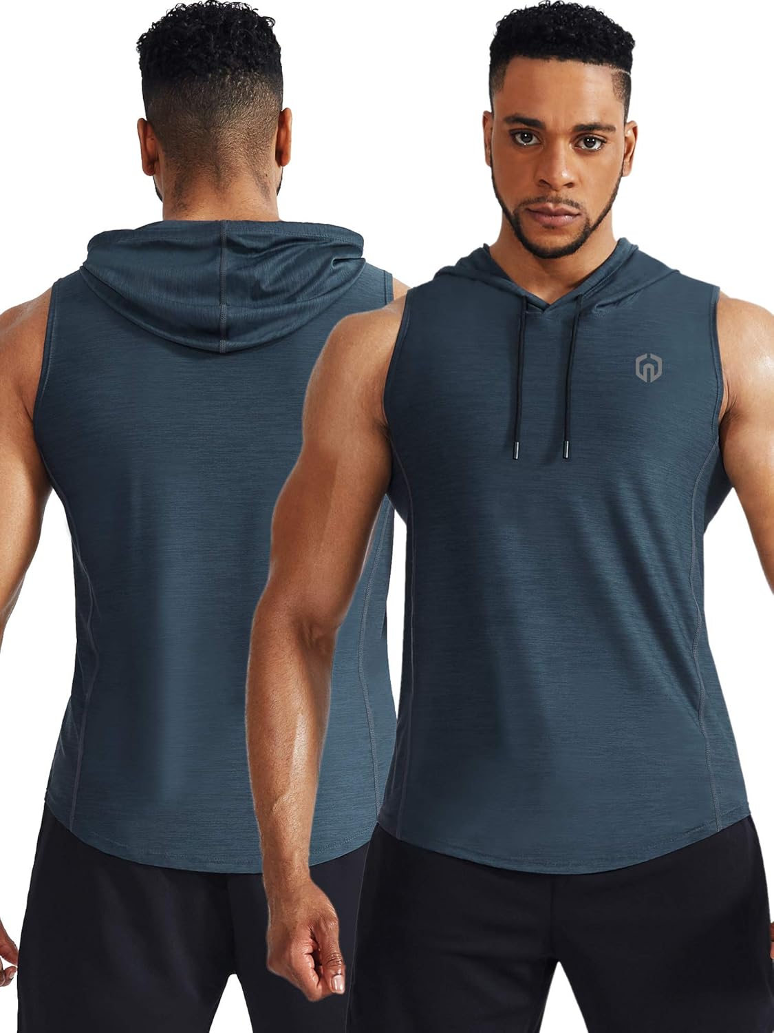 Neleus Workout Athletic Muscle Tank with Hoods Pack of 3 at  Men’s Clothing store