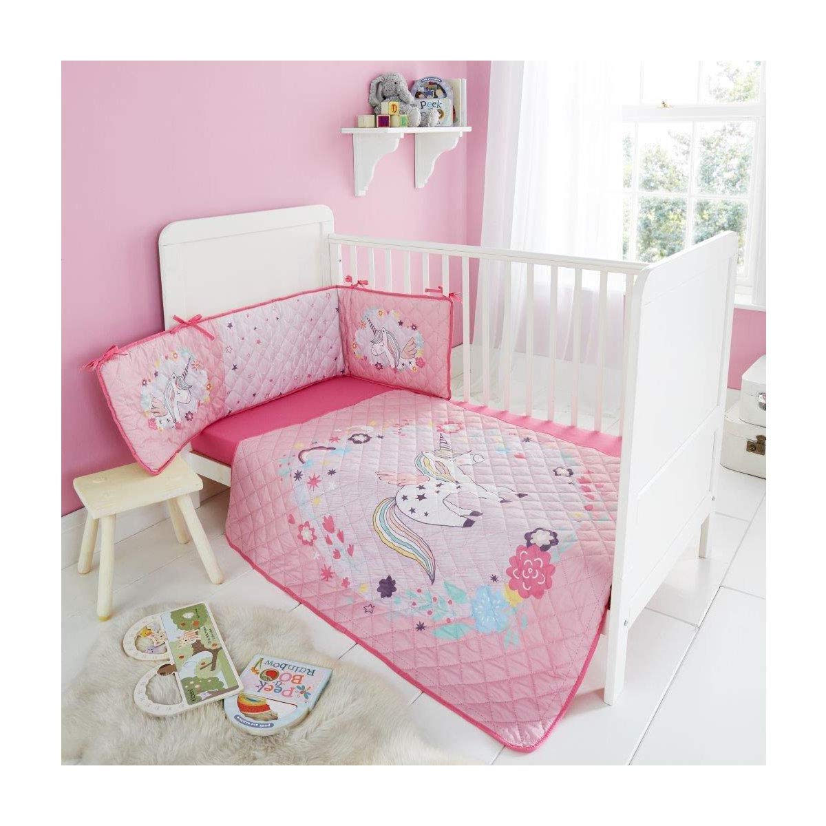 cot bed unicorn bedding