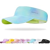Trodalo Kids Sun Visor Hats for Girls Boys, Lightweight Cooling Stretchy Visor, Packable Sports Hat for Running, Tennis, Golf