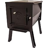 England's Stove Works Survivor "Grizzly" Portable Camp/Cook Wood Stove