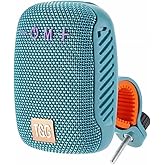 Sanpyl Bluetooth Speaker for Bike, Portable Mini Outdoor Speaker, Supports Serial Connection, for Cycling Riding Hiking (Blue)