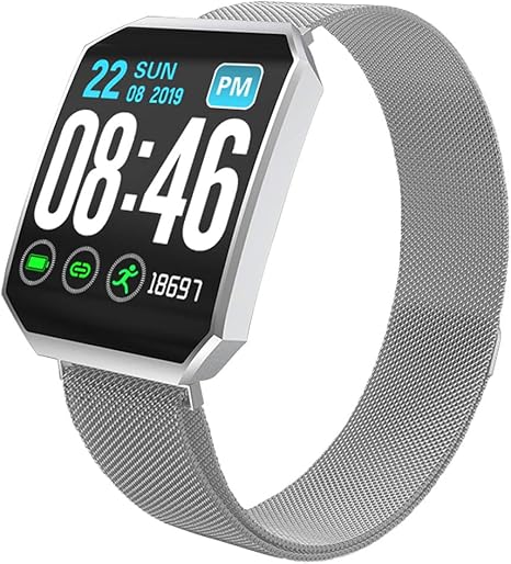 Reawul Fitness Tracker, Reloj Inteligente con Monitor de Ritmo ...
