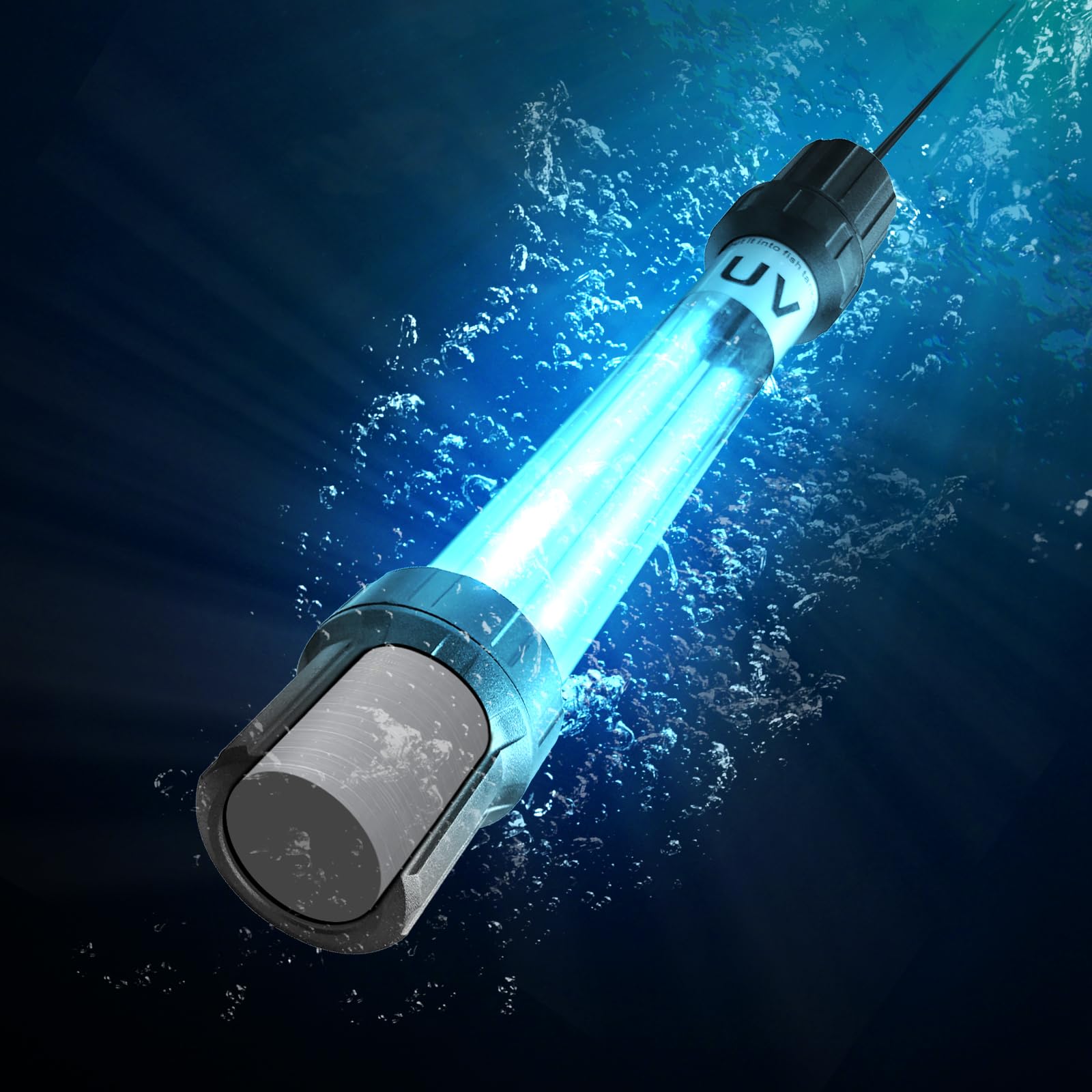 Photo 1 of 18W Aquarium UV Light for 100-1000 Gallon, UV Pond Water Clarifier for Koi Pond, Swimming Pool, Spa, Large Fish Tank, Cold Plunge UV Light for Pond Algae Control