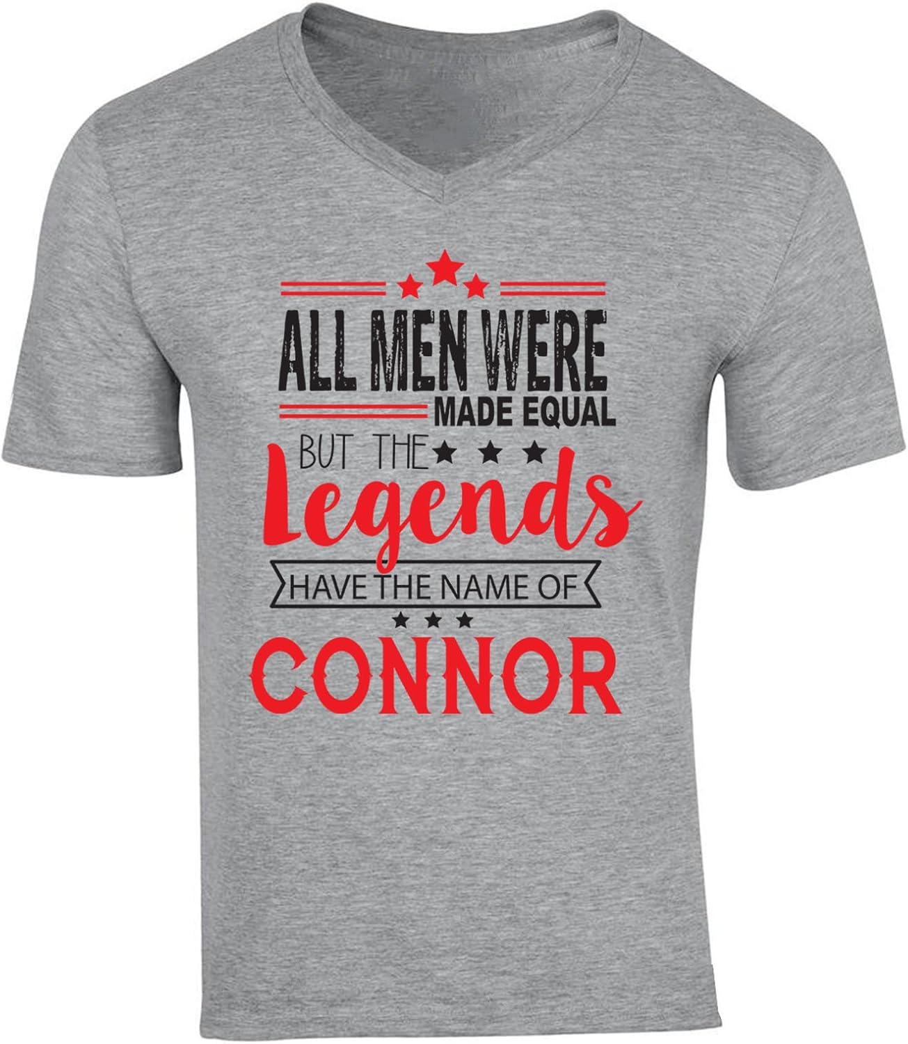 teesquare1st Men's Connor Grey VNeck TShirt Amazon.co.uk Clothing