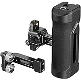 SmallRig Lightweight Mini Side Handle Kit with 1/4"-20 Threaded Holes & NATO Clamp, Load Capacity Up to 10kg / 22lbs, Ergonomic Camera Handle for Left or Right Hand, Up and Down Adjustable
