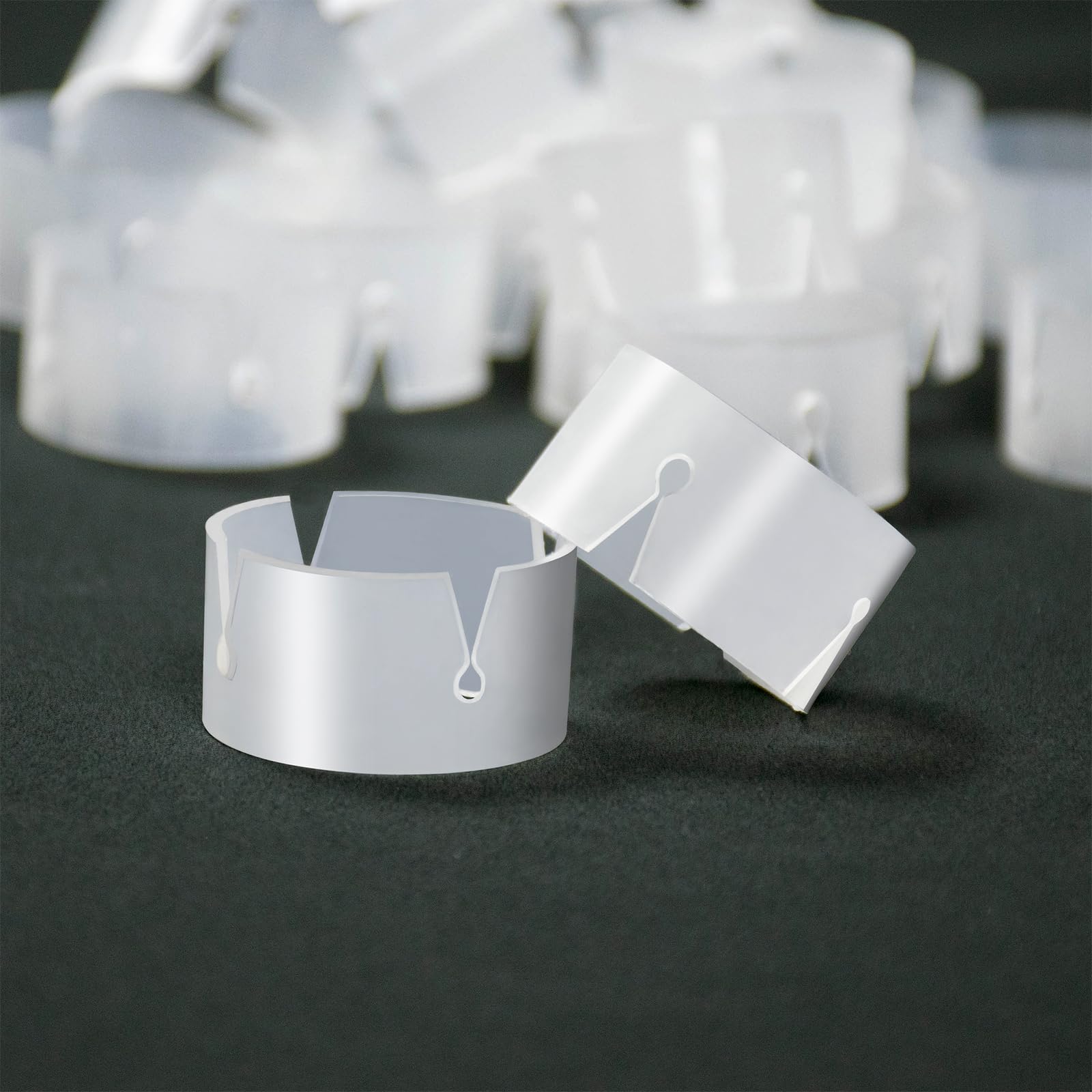 Photo 1 of 100pcs Ring Clips for Balloon Stand/Columns/Arches/Tower, Plastic Ties for Arch, Party Supplies Small Tools for Birthday/Wedding/Christmas/Halloween Decor