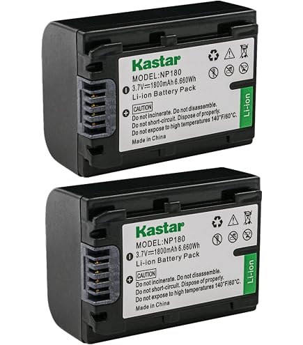 Kastar Battery Slim Charger for NP-120 NP-120B & Ordro HDV-Z79 HDV-108