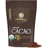 Pure Cacao Powder Organic Unsweetened | Premium USDA Organic Cacao Powder for Baking Smoothies and Hot Chocolate | Non-Alkalized No Added Sugar Non-GMO Gluten Free Vegan &amp; Kosher 225g Pouch 45 Serving
