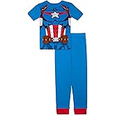 Marvel boys 2-piece Snug-fit Cotton Holiday Pajama Set, Soft & Cute for Kids