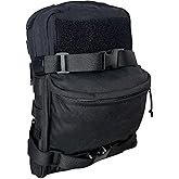 Tactical MOLLE Hydration Pack for 2L Hydration Water Bladder 500D Lightweight Nylon Hydration Pack for Hiking Running Biking and Climbing