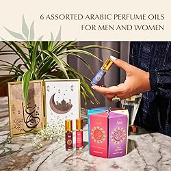 Dukhni Yemeni Attar Oil Set Arabian Perfume Oils, 6