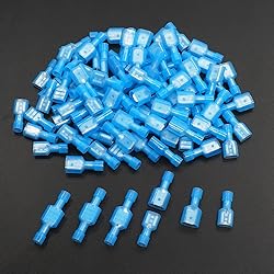 Twidec/100PCS Nylon Spade Connectors Kit 16-14