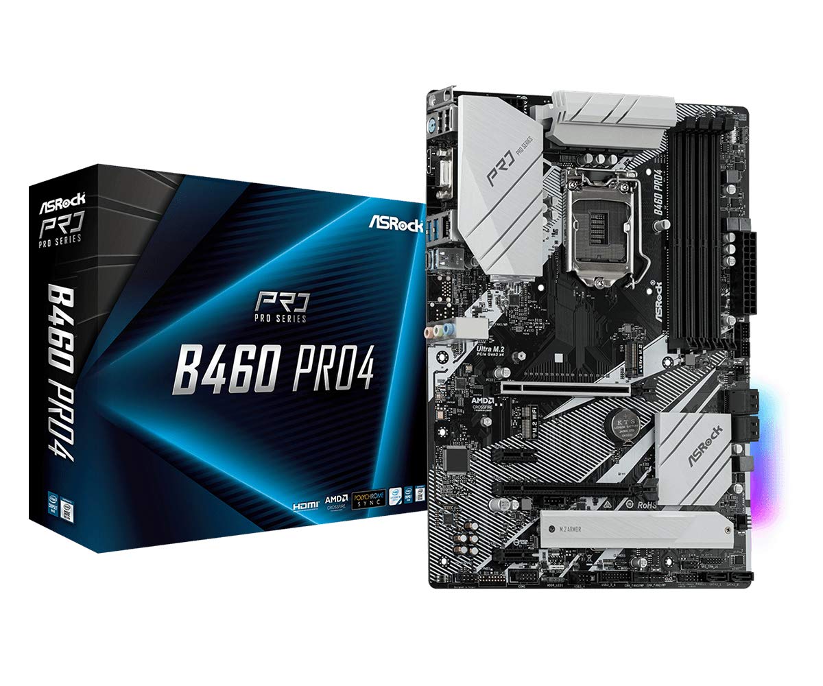 ASROCK B460 PRO4 Supports 10th Gen