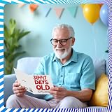 Stuff4 108th Birthday Card 39447 Days Old Humour 145mm UK Made view 7