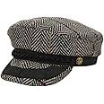 Epoch hats company Men's Greek Fisherman Sailor Fiddler Winter Wool Driver Hat Flat Cap