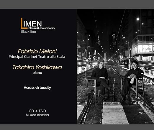 Meloni Fabrizio Yos Across Virtuosity Cd Dvd Fabrizio Meloni Takahiro Yoshikawa V Bellini P Mascagni F Liszt G Verdi G Rossini Amazon Com Music