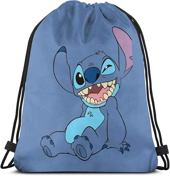 Amazon Co Jp スティッチ ナップサック ジムサック プールバック 巾着バッグ 収納バッグ 大容量 軽量 部活 ジム 遠足 水泳 スポーツ 男の子 女の子 男女兼用 アニメ キャラクター おしゃれ 人気 服 ファッション小物