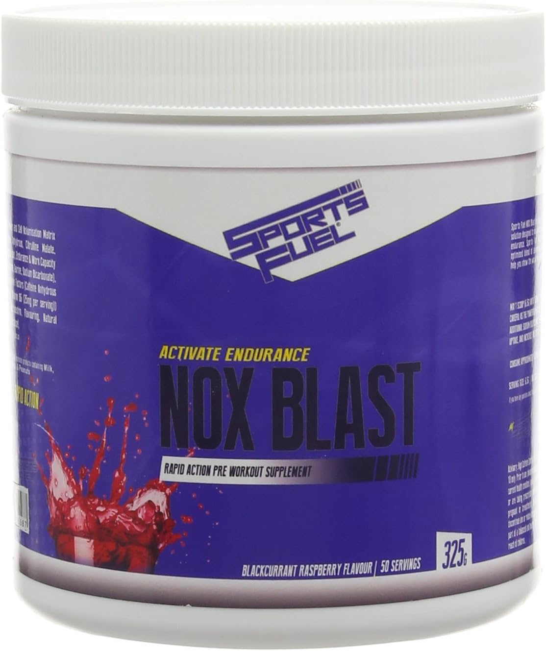 My Sports Fuel Blackcurrant Raspberry Nox Blast - Pack of 50 Servings