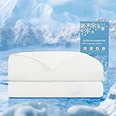 HARBOREST Cooling Comforter King Size - Double-Sided Silky Cooling Surface Design, Beige (106" x 90")