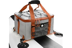 MoiShow Paddle Board Cooler, Paddleboard Cooler Deck Bag with Detachable Bottle Opener, Paddle Board Accessories, Sup Cooler Bag for Beach, Camping, Kayaking, Travel