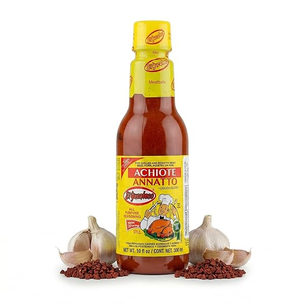 EL YUCATECO ACHIOTE ANNATTO CONDIMENTED LIQUID, AUTHENTIC MEXICAN...