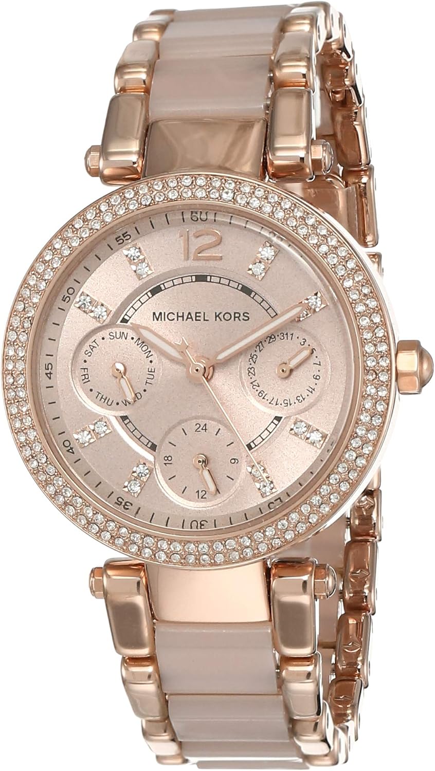Buy Michael Kors Analog Rose Gold Dial Women's WatchMK6110 at Amazon.in