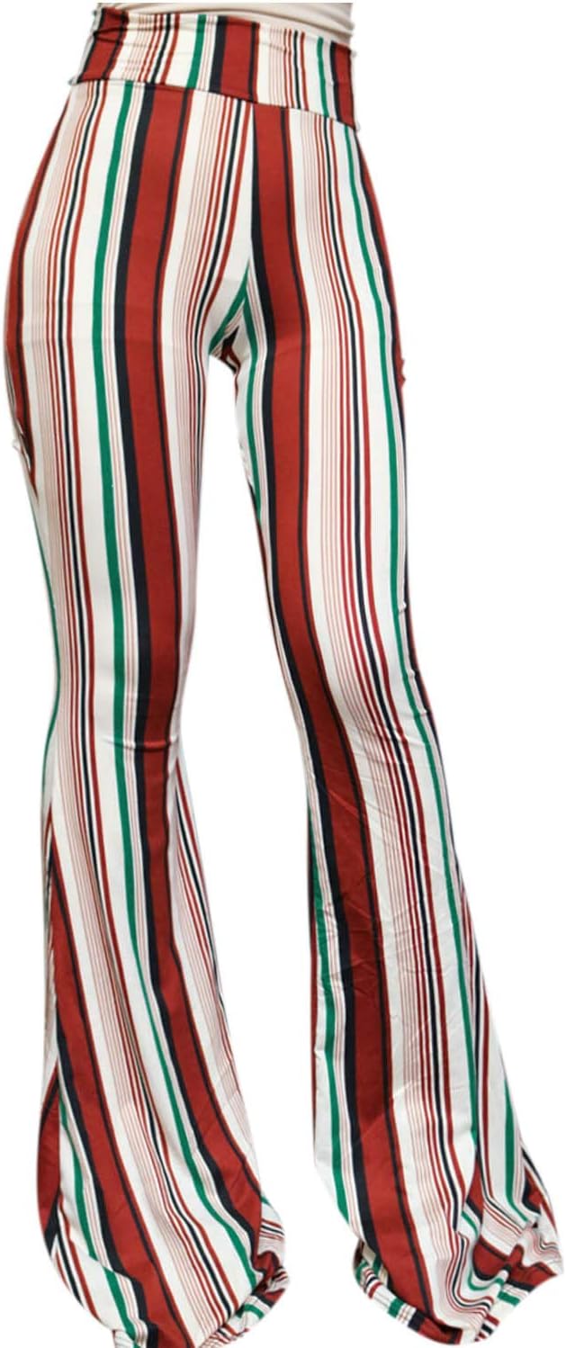 ShopMyTrend SMT Women's High Waist Wide Leg Long Palazzo Bell Bottom Yoga Pants