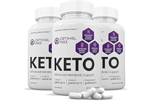 JUSTIFIED LABORATORIES (3 Pack) Optimal Max Keto Pills Includes Apple Cider Vinegar Patented goBHB® Exogenous Ketones Advanced Ketogenic Supplement Ketosis Support for Men Women 180 Capsules