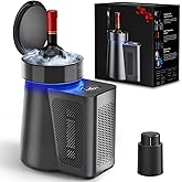 ​Newise Wine Chiller & Temperature Keeper for Standard 750ml Bottles, Electric Chiller Maintains Perfect Temp, Low-Noise, Christmas Gift Set for Wine Lovers​