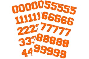 Sports Helmet Numbers 1" by Chalkallaboutit® Baseball, Hockey, Football and Lacrosse